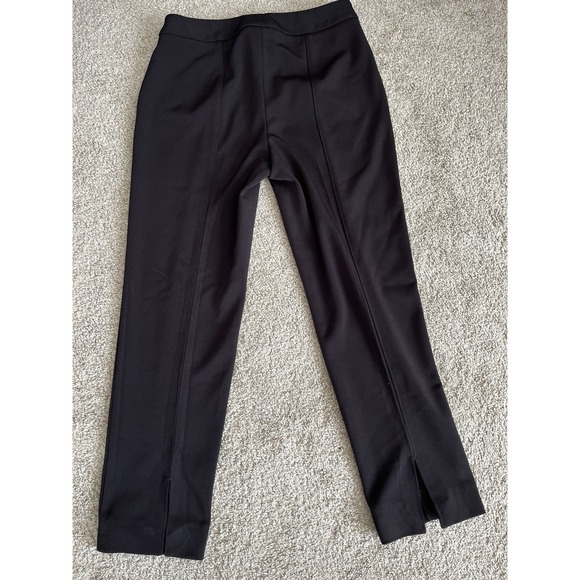 White House Black Market The Slim Crop Black Dress Pants Office Work Size 4 - Picture 8 of 12